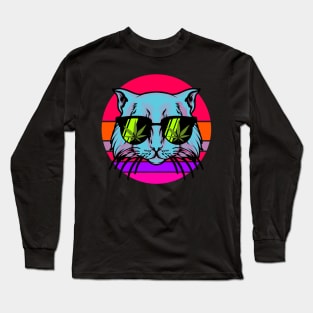 Cat cannabis Long Sleeve T-Shirt